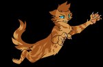 ambiguous_gender angry blue_eyes brown_body brown_fur claws digitigrade ears_back ears_down feral fur head_tuft jumping midair pawpads paws pivoted_ears simple_background solo tail transparent_background tuft whiskers white_claws nifty-senpai warriors_(book_series) stoatfur_(shadowclan) domestic_cat felid feline felis mammal 2020 alpha_channel character_name digital_drawing_(artwork) digital_media_(artwork) flat_colors full-length_portrait portrait