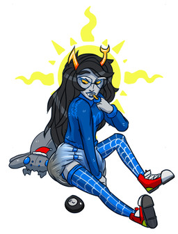 biped clothed clothing diaper feces female footwear holidays legwear object_in_mouth pacifier pacifier_in_mouth pantsless pantsless_humanoid plushie shoes soiled_diaper soiling solo sweater thigh_highs topwear unclean_diaper used_diaper wearing_diaper zee-rage-man christmas homestuck magic_8_ball ms_paint_adventures vriska_serket alien humanoid troll_(homestuck) 2014 digital_drawing_(artwork) digital_media_(artwork)