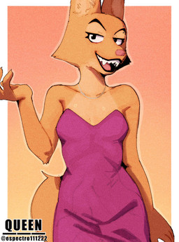 abstract_background anthro barbell_piercing bare_shoulders black_eyes border claws clothed clothed_anthro clothed_female clothing collarbone dress eyebrow_barbell eyebrow_piercing eyebrows eyelashes facial_piercing female female_anthro finger_claws fingers fluffy fluffy_tail fully_clothed fully_clothed_anthro fully_clothed_female fur gradient_background jewelry long_tail looking_at_viewer multicolored_body multicolored_fur necklace open_mouth open_smile orange_body orange_fur outline outside_border piercing pink_clothing pink_dress pink_nose pupils sharp_teeth simple_background smile snout solo strapless_clothing strapless_dress tail teeth text two_tone_body two_tone_fur white_border espectro111222 dreamworks the_bad_guys diane_foxington canid canine fox mammal 2025 artist_name digital_drawing_(artwork) digital_media_(artwork) hi_res watermark