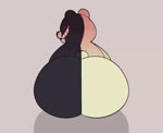 2d_animation ambiguous_gender animated anthro bear big_butt bouncing_butt bubble_butt butt butt_jiggle butt_slam danganronpa dialogue eye_scar facial_scar frame_by_frame grin implied_facesitting jiggling looking_at_viewer looking_back male mammal monokuma multicolored_body scar shadow sharp_teeth short_playtime simple_background smile solo sound spike_chunsoft split_color submarine_screw talking_to_viewer teeth two_tone_body voice_acted webm