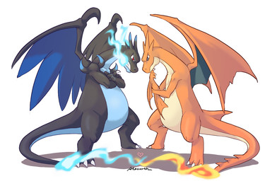 <3 alasurth ambiguous_gender blue_eyes charizard dragon duo fire mega_charizard mega_charizard_x mega_charizard_y mega_evolution nintendo pokémon red_eyes scalie teeth video_games
Rating: Safe
Score: 8
User: DeltaFlame
Date: February 18, 2015 <3 alasurth ambiguous_gender blue_eyes charizard dragon duo fire mega_charizard mega_charizard_x mega_charizard_y mega_evolution nintendo pokémon red_eyes scalie teeth video_games
Rating: Safe
Score: 8
User: DeltaFlame
Date: February 18, 2015