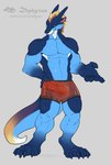 anthro bodily_fluids boxers_(clothing) bulge clothed clothing genitals half-erect male musk partially_clothed penis ridges solo sweat translucent underwear wet zephyxus mythology teryx teryx_commodore dragon mythological_creature mythological_scalie rain_dragon scalie 2024 hi_res sketch