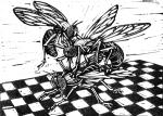 ambiguous/ambiguous ambiguous_gender feral feral_on_feral group group_sex insectophilia inside male sex what karl_gustav_gjertsen arthropod fly_(animal) insect 2000 black_and_white monochrome traditional_media_(artwork)