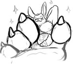 4_toes anthro biped claws destruction earth feet foot_focus fur macro male paws planet planet_destruction simple_background smile solo space star terra_macro toe_claws toes tyrnn conejito lagomorph leporid mammal rabbit 2013 digital_drawing_(artwork) digital_media_(artwork) greyscale monochrome