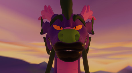 bedroom_eyes detailed_background feral lips looking_at_viewer male narrowed_eyes seductive smile smirk snaggle_tooth solo thick_lips art_raccoon mythology ryuunosuke dragon eastern_dragon mythological_creature mythological_scalie scalie 3d_(artwork) absurd_res digital_media_(artwork) hi_res