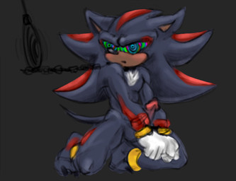 anthro balls barefoot biceps black_body black_fur bound chain chained chest_tuft claws clothing collar feet fur genitals gloves handwear humanoid_genitalia humanoid_penis hypnosis leash male mind_control multicolored_body multicolored_fur muscular muscular_anthro muscular_male nude penis red_body red_fur solo spiral spiral_eyes toe_claws tuft two_tone_body two_tone_fur noctobi sega sonic_the_hedgehog_(series) shadow_the_hedgehog eulipotyphlan hedgehog mammal hi_res