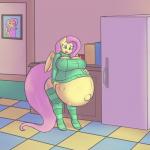 anthro anthrofied belly big_belly big_breasts breasts cleavage clothed clothing female footwear huge_breasts hyper hyper_pregnancy legwear pregnant pregnant_anthro pregnant_female socks solo sweater thigh_highs thigh_socks topwear forfun41 friendship_is_magic hasbro my_little_pony fluttershy_(mlp) equid equine horse mammal pony 1:1 absurd_res hi_res