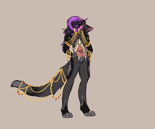 2_horns ambiguous_gender anthro digit_ring exposed_guts feet horn jewelry looking_at_viewer ring smile solo toe_ring toes axxelroze zeuclid hi_res