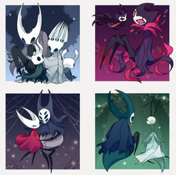 2_horns 6_eyes ambiguous_gender antennae_(anatomy) arthropod_abdomen biped black_body black_eyes bodily_fluids cloak clothed clothing crying empty_eyes flying group hand_on_head hood horn looking_at_another multi_eye red_cloak red_clothing red_eyes sitting standing tears white_body wings kiri_0861 hollow_knight_(franchise) team_cherry broken_vessel_(hollow_knight) grimm_(hollow_knight) grimmchild_(hollow_knight) herrah_(hollow_knight) hollow_knight_(character) hornet_(hollow_knight) pale_king_(hollow_knight) the_knight_(hollow_knight) the_traitor's_child_(hollow_knight) traitor_lord_(hollow_knight) arthropod vessel_(species) absurd_res hi_res daughter_(lore) father_(lore) father_and_child_(lore) father_and_daughter_(lore) mother_(lore) mother_and_child_(lore) mother_and_daughter_(lore) parent_(lore) parent_and_child_(lore) parent_and_daughter_(lore)