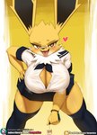 2021 anthro anthrofied big_breasts big_ears bottomwear breasts burgerkiss canid canine cleavage clothed clothing conditional_dnp digital_media_(artwork) doge dogelore eeveelution electronics fangs female fur generation_1_pokemon heart_eyes heart_symbol hi_res huge_breasts jolteon keychain legwear looking_at_viewer mammal meme miniskirt nintendo open_clothing open_mouth open_shirt open_topwear phone plaster_(disambiguation) pokemon pokemon_(species) pokemorph school_uniform shaded shirt simple_background skirt solo teeth thick_thighs thigh_highs topwear unbuttoned uniform wide_hipped_anthro wide_hipped_female wide_hips yellow_body yellow_fur