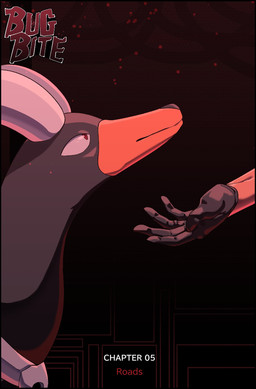 ambiguous_gender black_body black_clothing black_gloves black_handwear clothing duo feral gloves handwear horn red_eyes snout text cuchuflin nintendo pokemon generation_2_pokemon houndoom human mammal pokemon_(species) comic cover cover_art cover_page english_text hi_res
