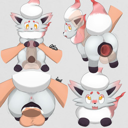 animal_genitalia animal_vulva anus backsack balls balls_deep bestiality big_penis blush blush_lines bodily_fluids butt canine_genitalia canine_vulva cum cum_in_vagina cum_inside deep_penetration disembodied_penis duo erection faux_gaping faux_gaping_pussy female female_on_human female_penetrated feral feral_penetrated fur genital_fluids genitals grabbing_another grey_body grey_fur human_on_feral human_penetrating human_penetrating_feral humanoid_genitalia humanoid_penis internal internal_vaginal interspecies large_penetration larger_human larger_male lifting_another light_body light_skin looking_at_another looking_at_genitalia looking_back looking_pleasured looking_up male male/female male_on_feral male_penetrating male_penetrating_female multicolored_body multicolored_fur neck_tuft nervous open_mouth paws penetration penile penile_penetration penis pokephilia sex simple_background size_difference smaller_female smaller_feral smaller_penetrated stretched_vagina tail translucent tuft vaginal vaginal_penetration vulva waist_grab white_body white_fur majika nintendo pokemon canid canine fox generation_8_pokemon hisuian_form hisuian_zorua human mammal pokemon_(species) regional_form_(pokemon) 1:1 2025 hi_res signature