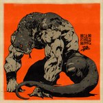 5_fingers anthro belt bottomwear claws clothed clothing fingers forked_tongue humanoid_hands male muscular muscular_anthro muscular_male muscular_thighs pants qr_code scales solo tongue tongue_out topless torn_bottomwear torn_clothing torn_pants tomotiso2k reptile scalie snake 1:1 absurd_res hi_res signature