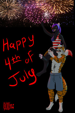 2014 4th_of_july anthro canine celebration chakat-silverpaws duo feline female fireworks fox happy hybrid male mammal smile star stars_and_stripes stripes tiger united_states_of_america
Rating: Safe
Score: 2
User: chakat-silverpaws
Date: July 05, 2014 2014 4th_of_july anthro canine celebration chakat-silverpaws duo feline female fireworks fox happy hybrid male mammal smile star stars_and_stripes stripes tiger united_states_of_america
Rating: Safe
Score: 2
User: chakat-silverpaws
Date: July 05, 2014