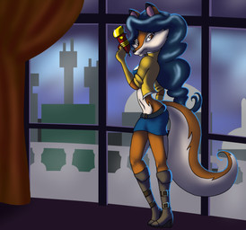 anthro big_tail blue_hair boots canine carmelita_fox clothing coat female fox gloves gun hair looking_at_viewer mammal miniskirt ranged_weapon skirt sly_cooper sly_cooper_(series) solo terdburgler weapon
Rating: Safe
Score: 4
User: terdburgler
Date: December 28, 2014 anthro big_tail blue_hair boots canine carmelita_fox clothing coat female fox gloves gun hair looking_at_viewer mammal miniskirt ranged_weapon skirt sly_cooper sly_cooper_(series) solo terdburgler weapon
Rating: Safe
Score: 4
User: terdburgler
Date: December 28, 2014