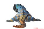 ambiguous_gender feral pose scales simple_background solo spines tail white_background yellow_eyes xezeno black_betty_(meme) capcom monster_hunter dodogama fanged_wyvern 2022 digital_media_(artwork) hi_res meme