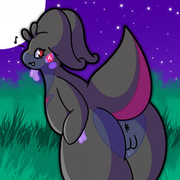 anthro anus bodily_fluids butt detailed_background female fusion genital_fluids genitals looking_at_viewer outside pokemon_fusion precum presenting presenting_anus presenting_vulva rear_view solo spread_butt spreading three-quarter_view vulva nsfsunflower nintendo pokemon fleur_(balthysstuff) generation_6_pokemon generation_7_pokemon goodra hybrid pokemon_(species) salazzle scalie 1:1 digital_drawing_(artwork) digital_media_(artwork) hi_res