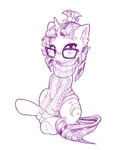 clothing cutie_mark eyewear female feral glasses horn looking_at_viewer quadruped simple_background sitting solo sweater topwear turtleneck white_background dstears friendship_is_magic hasbro my_little_pony mythology moondancer_(mlp) equid equine mammal mythological_creature mythological_equine unicorn 2020 full-length_portrait graphite_(artwork) hi_res monochrome portrait purple_theme traditional_media_(artwork)