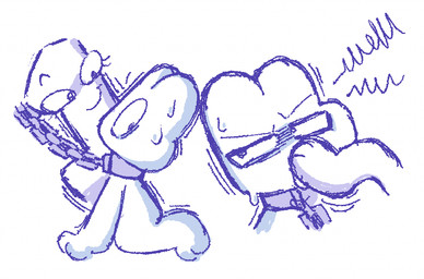 ambiguous_gender chain chain_leash collar duo feet foot_fetish foot_on_mouth leash male paws clockstops3am conditional_dnp battle_for_dream_island object_shows four_(bfb) one_(bfdi) algebralian blue_and_white monochrome sketch