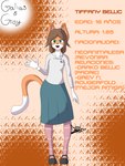 abstract_background adolescent anthro blue_eyes brown_hair clothed clothing countershading dress female fur gesture green_eyes hair heterochromia legwear looking_at_viewer orange_body pink_nose pink_stockings school_uniform smile solo standing stockings uniform waving white_body white_fur young young_female firenox1559 tiffany_(tleatlnox59) domestic_cat felid feline felis mammal 3:4 absurd_res hi_res