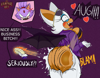 5_fingers ahegao anthro bat_wings blue_eyeshadow blush bodily_fluids bottomwear breasts butt_slap clothing duo eyelashes eyeshadow eyewear eyewear_on_head female fingers forehead_gem gem gloves handwear heart_symbol looking_pleasured makeup membrane_(anatomy) membranous_wings open_mouth pants profanity purple_clothing purple_topwear saliva slap sunglasses sunglasses_on_head teeth text tongue tongue_out topwear white_bottomwear white_clothing white_gloves white_handwear white_pants wings rampageguy sega sonic_the_hedgehog_(series) blaze_the_cat rouge_the_bat bat domestic_cat felid feline felis mammal 2023 absurd_res dated english_text hi_res