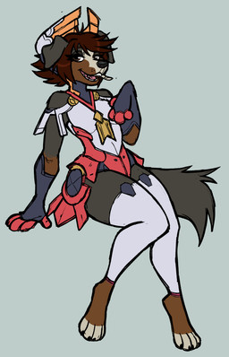 anthro bodysuit brown_eyes brown_hair clothing cosplay electronics femboy gloves hair handwear headgear headphones headset legwear looking_at_viewer male skinsuit small_waist solo stockings tail thick_thighs tight_clothing thetunafish azure_striker_gunvolt dave_(swissy) bernese_mountain_dog canid canine canis domestic_dog mammal molosser mountain_dog swiss_mountain_dog absurd_res hi_res