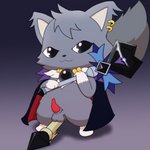 anthro broom chibi cleaning_tool evil_face fur genitals grey_body grey_eyes grey_fur looking_at_viewer magic_user male penis solo improbable_(artist) jewelpet sanrio sega sega_fave dian_(jewelpet) domestic_cat felid feline felis maine_coon mammal 1:1 hi_res