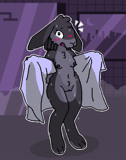 after_shower anthro areola arm_tuft bathroom black_body black_fur black_hair blurred_background blush blush_lines breasts cheek_tuft city cityscape clitoral_hood clitoris countershade_face countershade_legs countershade_thighs countershade_torso countershading crotch_tuft digitigrade dreadlocks dripping drying drying_body drying_fur ears_down emanata embarrassed embarrassing_nudity facial_tuft female fur gasp genitals grey_body grey_breasts grey_countershading grey_soles grey_tail grey_vulva hair head_tuft holding_object holding_towel inside leg_tuft long_ears looking_at_viewer moon navel nipples nude open_mouth open_towel outline paws pivoted_ears purple_areola purple_clitoral_hood purple_clitoris purple_mouth purple_nipples scut_tail shocked short_tail shoulder_tuft shower small_breasts solo spread_arms standing steam surprised tail thick_thighs thigh_tuft three-quarter_view tile tile_wall towel tuft voyeur_pov vulva walk-in wall_(structure) wet white_outline wide_eyed wide_hips window pixel_vibri vib-ribbon vibri lagomorph leporid mammal rabbit 2026 aliasing digital_media_(artwork) hi_res shaded