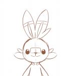 2019 ambiguous_gender animated buckteeth digital_media_(artwork) feral frame_by_frame generation_8_pokemon hi_res joaoppereiraus lagomorph looking_at_viewer mammal monochrome nintendo one_eye_closed open_mouth open_smile pokemon pokemon_(species) rough_animation scorbunny short_playtime simple_background smile solo teeth unfinished white_background wink