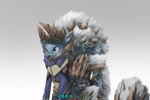 blue_eyes clothed clothing duo feral horn hug laws scales simple_background white_background xezeno capcom monster_hunter fanged_wyvern human mammal zinogre 2021 digital_media_(artwork) hi_res