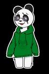 ambiguous_gender anthro clothed clothing eyewear glasses male solo elponda ponda bear giant_panda mammal 2:3 alpha_channel