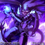 accessory anthro belt blue_eyes bottomwear chain chain_accessory clothed clothing fingerless_gloves front_view fur furgonomics gloves hair handwear horn jewelry magic male membrane_(anatomy) membranous_wings midriff pants purple_body purple_fur purple_hair ring smile solo spread_wings tail tail_accessory tail_jewelry tail_ring tail_tuft tuft wings zipper roksanath phantom_spirit_battle_academy wulven_game_studios fenrir_(phantom_spirit_battle_academy) hybrid 1:1 character_name