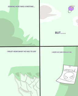 ambiguous_gender cliff cloud flying forest grass plant solo talking_to_viewer text tree wanted_poster token_taker nintendo pokemon drifloon generation_1_pokemon generation_4_pokemon pokemon_(species) voltorb comic digital_media_(artwork) english_text hi_res