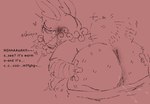 abdominal_bulge anal anal_vore arthropod_abdomen big_butt bodily_fluids bottomwear bottomwear_down butt butt_focus clenched_anus clothed clothing ejaculation genital_fluids hand_on_butt implied_anal_vore intersex intersex/male male moan moth_antennae orgasm orgasm_face overweight overweight_male pants pants_down partially_clothed pussy_ejaculation stuttering tail tail_motion tailwag vaginal_fluids vore mora_less fan_character arthropod humanoid insect lepidopteran moth hi_res