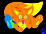 clothing feral footwear green_eyes hair legwear male orange_hair paws simple_background socks solo tail tongue tongue_out transparent_background marquis2007 nintendo pokemon marquis_the_eevee canid canine eevee generation_1_pokemon mammal pokemon_(species) 2010 4:3 alpha_channel