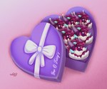 anthro box candy chocolate container dessert food holidays horn love male smile solo naoto valentine's_day wickerbeast 6:5 absurd_res hi_res