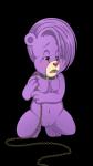 anthro biped breasts chain chain_leash collar female fur hair kneeling leash nipples nude simple_background slave solo spread_legs spreading transparent_background young sugarnhoney disney gummi_bears fiona_gummi_(fan_character) bear mammal alpha_channel digital_media_(artwork)