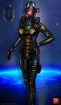 armor breasts cybernetics female machine mecha metallic_body not_furry solo redliner91 bioware electronic_arts mass_effect nemesis cyborg absurd_res hi_res