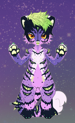andromorph anthro genitals intersex nude solo vulva young kai_tiger felid feline mammal pantherine tiger absurd_res hi_res trans_(lore)