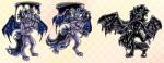 bat_wings black_body black_goo claws corruption dripping horn latex male membrane_(anatomy) membranous_wings solo toe_claws tongue transformation wings naritsu hasbro my_little_pony kuro_(kurolatex) bat equid equine horse mammal pony broken