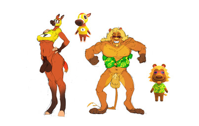 animal_genitalia anthro balls blinker_hood breasts clothed clothing duo eyewear genitals gynomorph hooves intersex lucha_libre_mask male mask muscular muscular_male partially_clothed paws penis pubes sheath shirt slim smile sports_mask sportswear sunglasses tail topwear under_boob white_body wrestling_mask rabid_(artist) animal_crossing nintendo bud_(animal_crossing) victoria_(animal_crossing) equid equine felid horse lion mammal pantherine hi_res