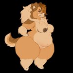 anthro areola arm_markings arm_tuft bangs belly big_belly big_breasts breasts brown_areola brown_body brown_eyebrows brown_eyes brown_fur brown_hair brown_markings brown_nipples brown_nose cellulite cheek_tuft chest_tuft countershade_fur countershade_tail countershade_torso countershading elbow_tuft eyebrows eyelashes facial_markings facial_tuft featureless_crotch feet female female_anthro fingers fluffy frown fupa fur gloves_(marking) hair hair_over_eye hand_on_hip head_markings hindpaw huge_thighs leg_markings markings mole_(marking) mole_under_eye mouth_closed multicolored_body multicolored_fur nipples nude nude_anthro nude_female one_eye_obstructed overweight overweight_anthro overweight_female paws pear-shaped_figure pubes short_stack short_tail shoulder_markings side_view simple_background socks_(marking) solo standing tail tail_markings tan_body tan_countershading tan_fur tan_markings thick_thighs transparent_background tuft wide_hips muttninja canid canine canis collie domestic_dog herding_dog mammal pastoral_dog rough_collie sheepdog 1:1 alpha_channel digital_media_(artwork) hi_res