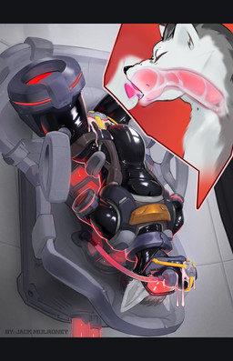 abdominal_bulge amputation amputee animal_genitalia animal_penis anthro armless auto_cum_inflation autofellatio balls bdsm belt bodily_fluids bondage bondage_gear bound canine_genitalia canine_penis chastity_device clothing collar cum cum_in_mouth cum_inflated_belly cum_inflation cum_inside cum_on_face deep_throat disability drone dronification forced fur gag gag_mask gagged genital_fluids genitals grey_body grey_fur humiliation inflation jacket knot knotted_penis latex latex_clothing latex_skinsuit latex_transformation living_battery locked male mask masturbation metal_collar neck_tuft oral oral_masturbation oral_penetration penetration penile penile_masturbation penis permanent portal portal_chastity portal_ring quadruple_amputee restrained science_fiction sensory_deprivation skinsuit slave solo tight_clothing topwear transformation tube tube_gag tuft upside_down victim wearing_mask white_body white_fur jack_mulroney decro_(twistedsnakes) canid canine canis mammal wolf hi_res letterbox