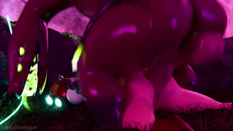 armor arrow_(weapon) balls balls_deep big_balls big_butt big_penis bow_(weapon) butt clothed clothing crouching duo female from_behind_position genitals glistening glowing glowing_eyes glowing_fingers glowing_mouth grass green_eyes green_mouth growling male male/female moan pants_off penetration penis plant prone_bone_position purple_body ranged_weapon red_armor red_clothing rock sex spread_legs spreading thick_thighs weapon neko_the_rogue munt_works_(va) opennsfwsp_(sfx) squishsuccubus_(va) risk_of_rain acrid_(risk_of_rain) huntress_(risk_of_rain) alien human humanoid lemurian lizard mammal reptile scalie 16:9 3d_(artwork) 3d_animation animated digital_media_(artwork) hi_res loop short_playtime sound video widescreen