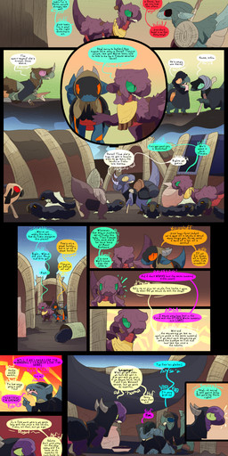 alley dialogue fantasy female feral male outside text town village thepatchedragon dragonscape mythology forl_(thepatchedragon) hiker_(thepatchedragon) dinosaur dragon drekir mythological_creature mythological_scalie prehistoric_species reptile saurischian scalie theropod absurd_res comic english_text hi_res