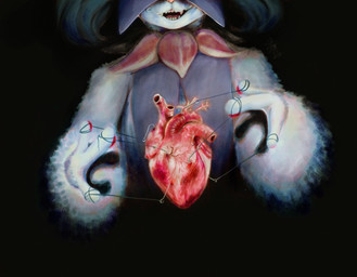 anatomically_correct_heart anthro black_background fish_hook fur grin heart_symbol hook open_mouth pawpads pink_pawpads realistic_heart simple_background smile solo white_body white_fur halfbaked-hope nintendo pokemon generation_9_pokemon meowscarada pokemon_(species) 2025 absurd_res hi_res