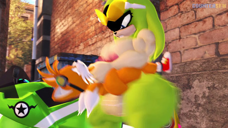 aggressive anal anal_orgasm anal_penetration angry anthro anthro_on_anthro anthro_penetrated anthro_penetrating anthro_penetrating_anthro anthro_penetrating_male areola audible_ejaculation balls big_balls big_breasts big_butt blue_eyes bodily_fluids bouncing_balls bouncing_breasts bouncing_butt breast_play breasts butt carry_position carrying_another carrying_partner clothing cum cum_in_ass cum_inside cum_while_penetrated dominant dominant_female duo ejaculation excessive_cum excessive_genital_fluids eyewear eyewear_on_head female fleshlight_position footwear forced genital_fluids genitals gloves goggles goggles_on_head grabbing_partner green_body green_hair gynomorph gynomorph/male gynomorph_penetrating gynomorph_penetrating_anthro gynomorph_penetrating_male hair hair_down hands-free handwear holding_another humanoid_genitalia humanoid_penis intersex intersex/male intersex_penetrating intersex_penetrating_anthro intersex_penetrating_male male male_penetrated moan mostly_nude muscular muscular_intersex nipple_piercing nipples orgasm outside outside_sex penetration penile penile_penetration penis penis_in_ass penis_size_difference piercing pose rape rough_sex sex sharp_teeth shoes size_difference standing sunglasses sunglasses_on_head teeth thick_thighs thrusting titfuck titfuck_while_penetrating wearing_sunglasses countersfm lecheryamoreva_(va) lewddmon_(va) idw_publishing sega sonic_the_hedgehog_(comics) sonic_the_hedgehog_(idw) sonic_the_hedgehog_(series) miles_prower surge_the_tenrec afrosoricid canid canine fox mammal red_fox tenrec true_fox 16:9 2025 3d_(artwork) 3d_animation animated digital_media_(artwork) hi_res high_framerate loop short_playtime sound source_filmmaker_(artwork) video voice_acted widescreen