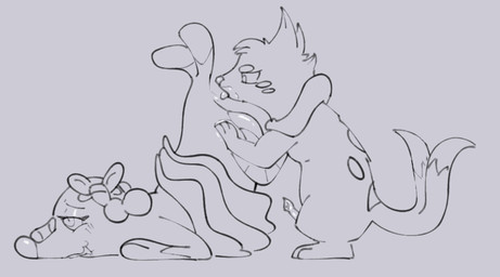 2_tails anal anthro anthro_on_feral anthro_rimming_feral bestiality blinking dipstick_tail duo erection eye_roll feral feral_rimmed flotation_sac fur genitals male male_rimming_male markings multi_tail narrowed_eyes open_mouth oral penis rimming sex standing tail tail_markings tail_motion throbbing throbbing_penis tongue tongue_out pinnipip nintendo pokemon brionne buizel generation_4_pokemon generation_7_pokemon pokemon_(species) 2d_animation animated monochrome