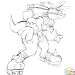 alternate_form backpack chest_tuft cyberpunk eyewear female feral fur furry_specific_accessory inline_skates roller_skates simple_background skater sketchy solo spikes spikes_(anatomy) tuft white_background zancuno nintendo pokemon generation_4_pokemon lucario pokemon_(species) hi_res signature