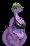 5_fingers belly breasts female fingers hair serpentine thick_thighs snekkobean slitherspawn 2022 alpha_channel digital_media_(artwork) hi_res